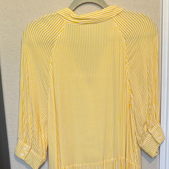 Yellow Striped Maxi Dress - Picture 4 of 5